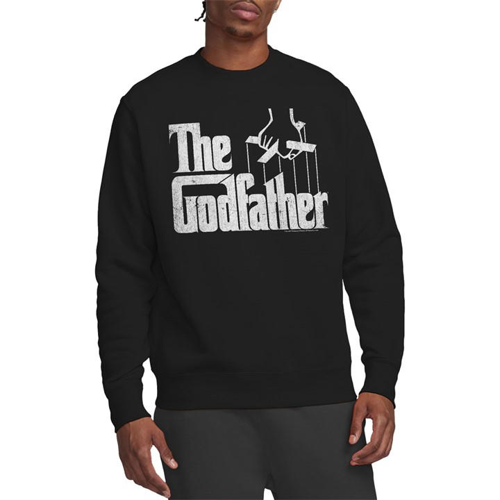 Men' Black Other Godfather Logo Crew Sweatshirt in Size S, Sports Direct