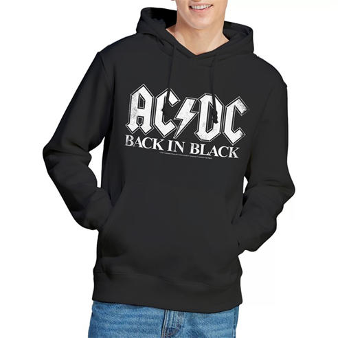 ACDC - AC DC Back In Black Hoodie Black
