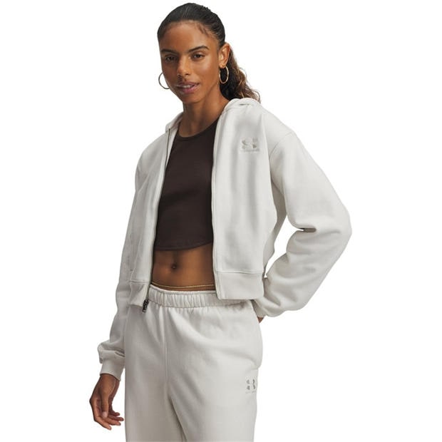 White - Under Armour - Women's Icon Vida Full Zip Fleece Hoodie