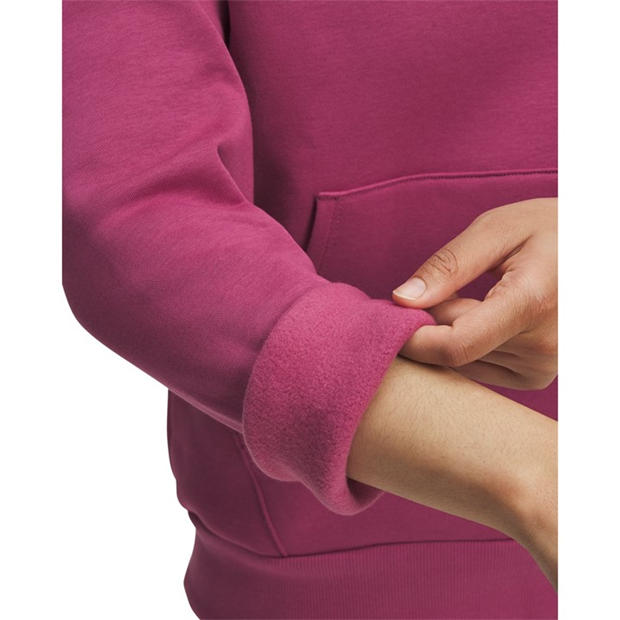 Red - Under Armour - Women's Rival Fleece Shimmer Performance Hoodie