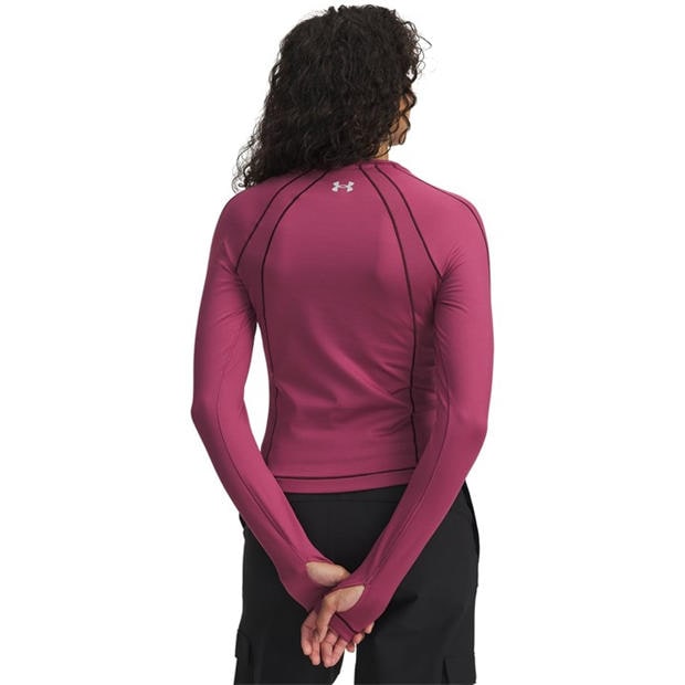Pink - Under Armour - Women's Coldgear Textured Crew Sweatshirt