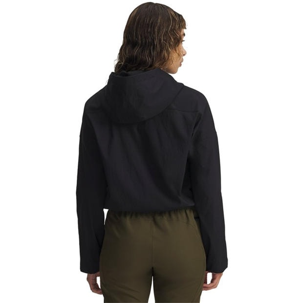 Black - Under Armour - Women's Unstoppable Woven Long Sleeve T-Shirt