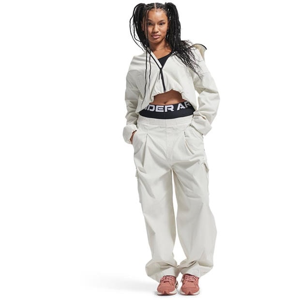 White - Under Armour - Women's Unstoppable Cargo Tracksuit Bottoms