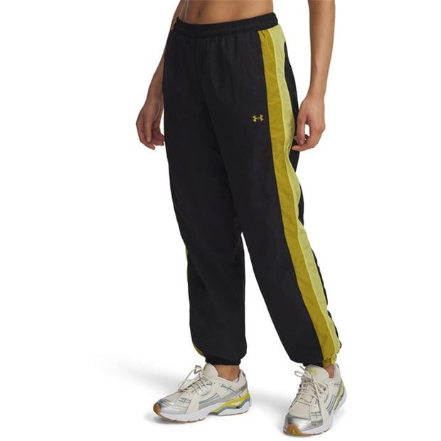 Black - Under Armour - Women's Icon Crinkle Tracksuit Bottoms
