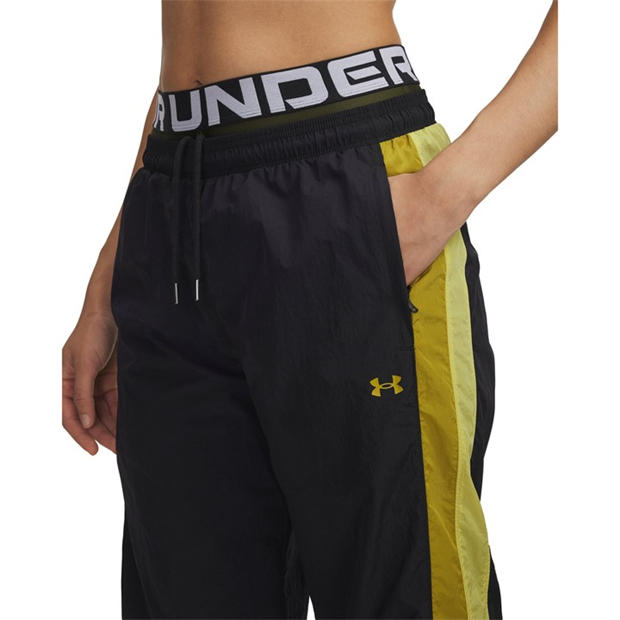 Black - Under Armour - Women's Icon Crinkle Tracksuit Bottoms