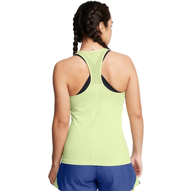 Green - Under Armour - Under Armour Tech Mesh Racer Tank Gym Vest Womens