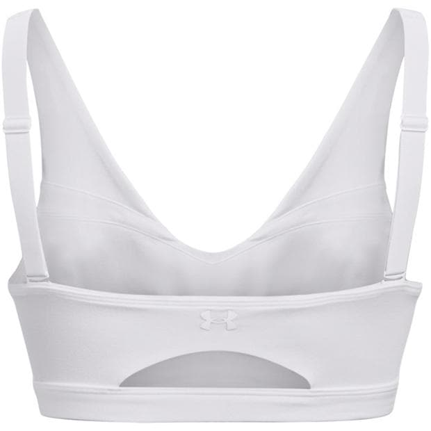 White - Under Armour - Women's SmartForm Evolution Mid Medium Impact Sports Bra