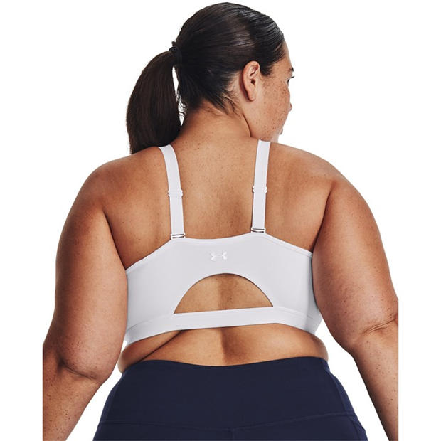 White - Under Armour - Women's SmartForm Evolution Mid Medium Impact Sports Bra