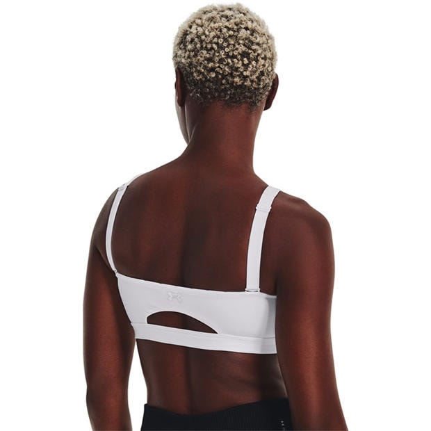 White - Under Armour - Women's SmartForm Evolution Mid Medium Impact Sports Bra