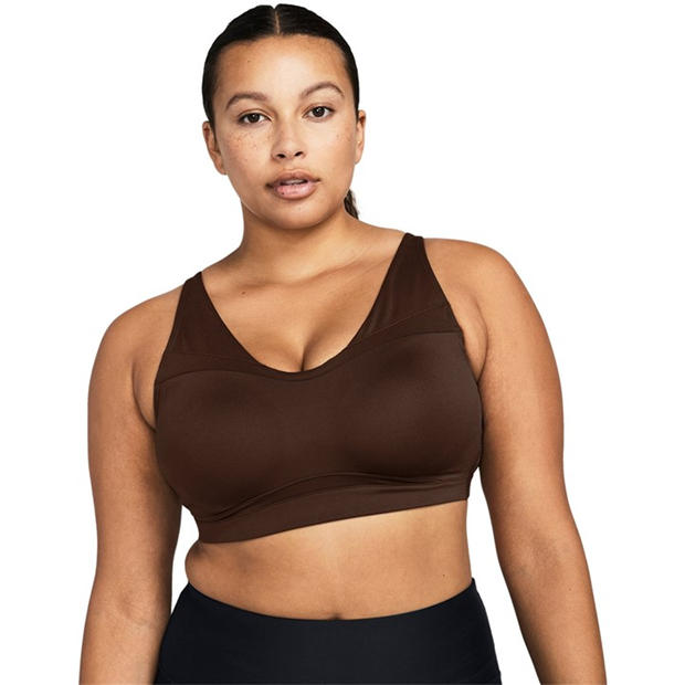 Brown - Under Armour - Women's SmartForm Evolution Mid Medium Impact Sports Bra