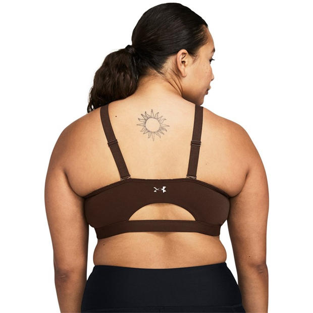Brown - Under Armour - Women's SmartForm Evolution Mid Medium Impact Sports Bra