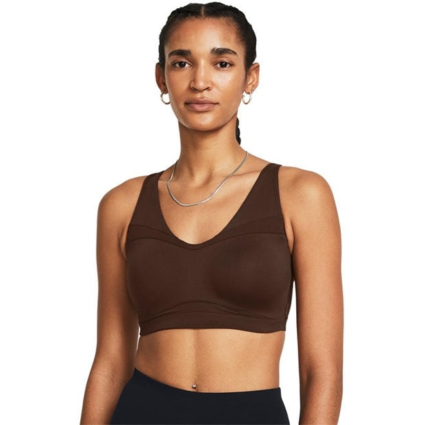 Brown - Under Armour - Women's SmartForm Evolution Mid Medium Impact Sports Bra