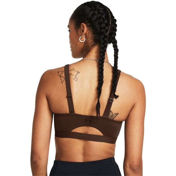 Brown - Under Armour - Women's SmartForm Evolution Mid Medium Impact Sports Bra