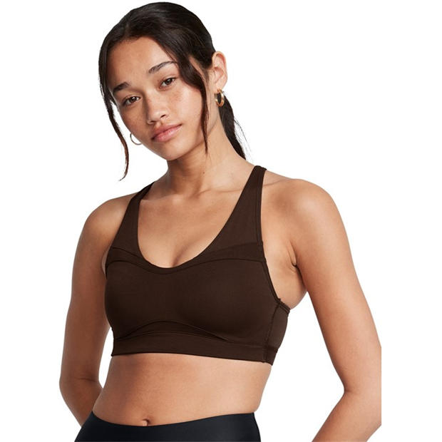Brown - Under Armour - Women's SmartForm Evolution Mid Medium Impact Sports Bra