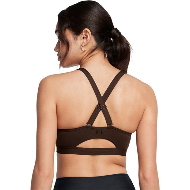 Brown - Under Armour - Women's SmartForm Evolution Mid Medium Impact Sports Bra