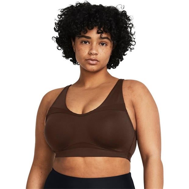 Brown - Under Armour - Women's SmartForm Evolution Mid Medium Impact Sports Bra