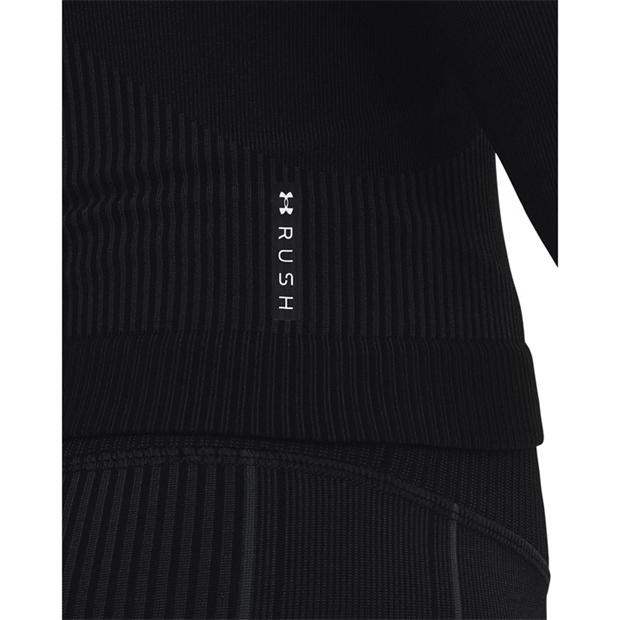 Black - Under Armour - Women's Rush Seamless Long Sleeve Performance T-Shirt