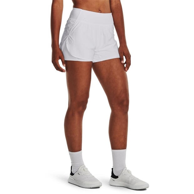 White - Under Armour - Under Armour Ua Vanish 2in1 Short Gym Womens