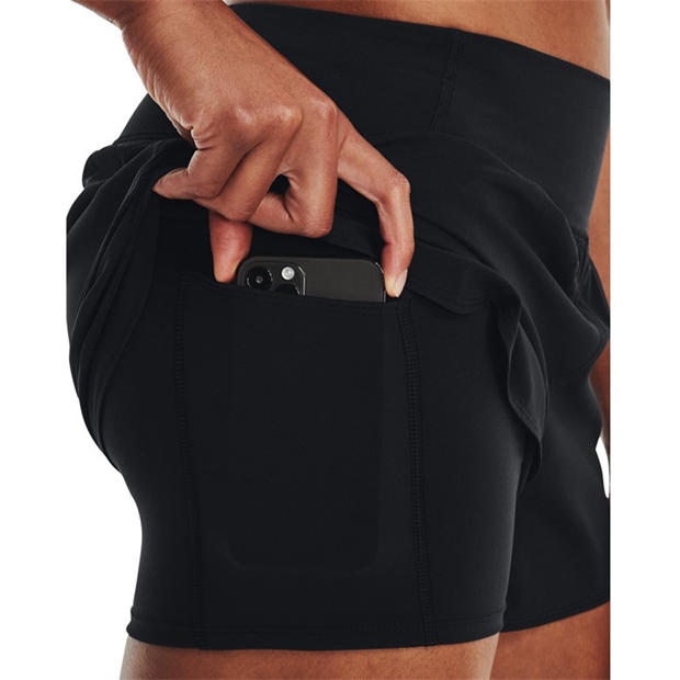 Black - Under Armour - Under Armour Ua Vanish 2in1 Short Gym Womens