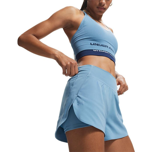 Blue - Under Armour - Under Armour Ua Vanish 2in1 Short Gym Womens