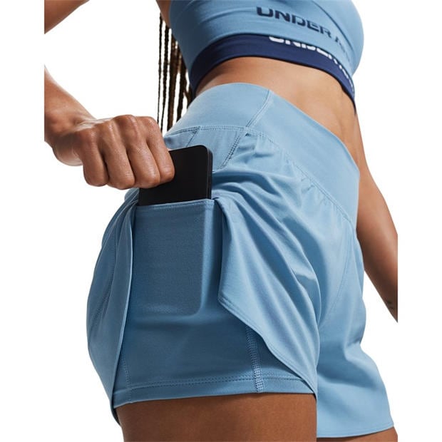 Blue - Under Armour - Under Armour Ua Vanish 2in1 Short Gym Womens