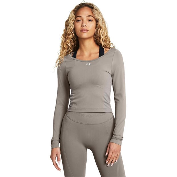 Gray - Under Armour - Women's Vanish Seamless Long Sleeve T-Shirt