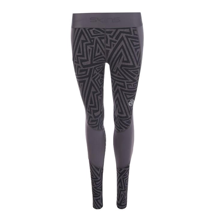 Skins Women's Grey Series 3 Skyscraper Performance Tights in Size 8, Sports Direct