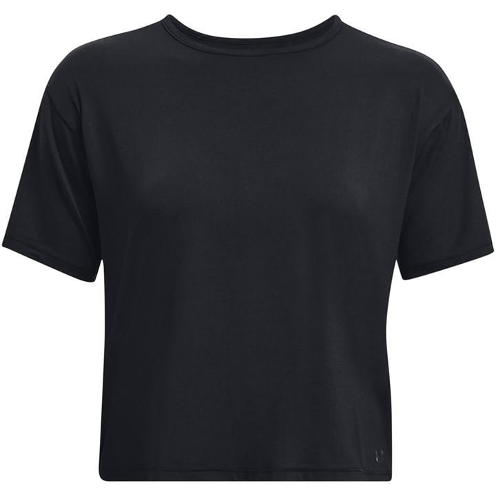Under Armour Women's Black Motion Ss Gym Top in Size 10, Sports Direct