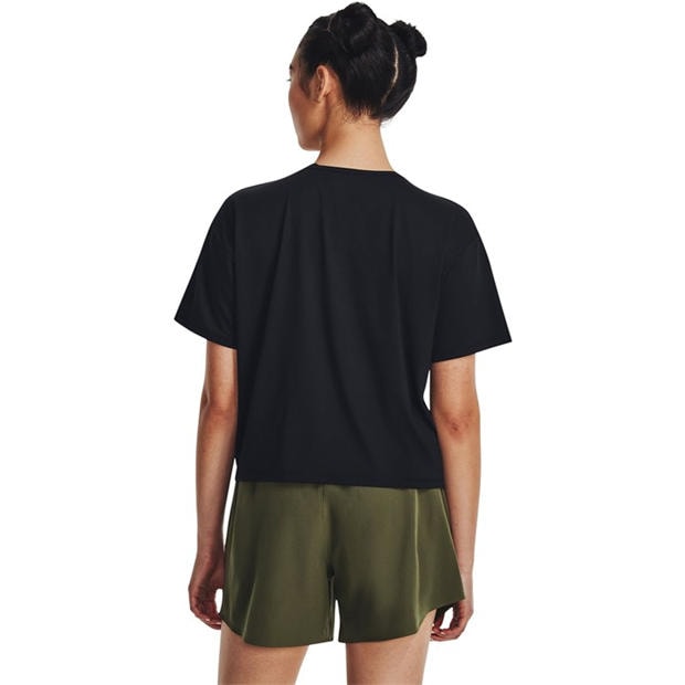 Black - Under Armour - Under Armour Motion Ss Gym Top Womens