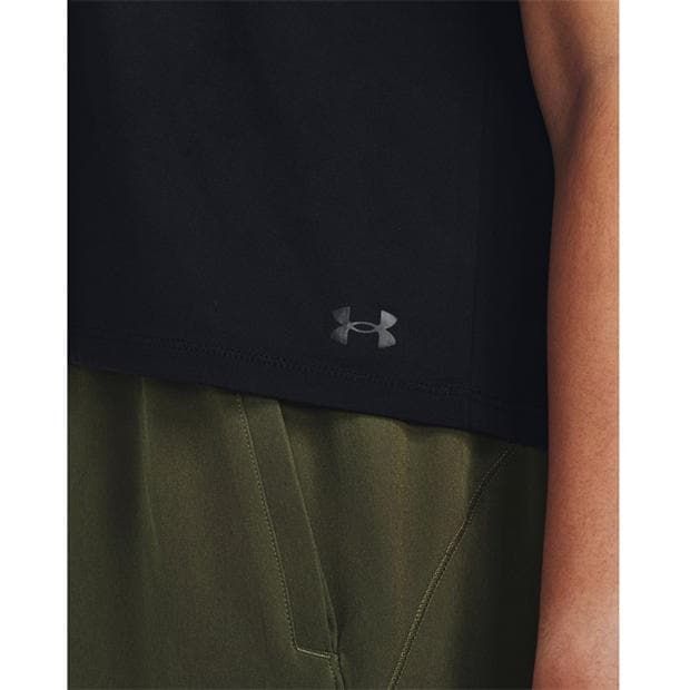 Black - Under Armour - Under Armour Motion Ss Gym Top Womens