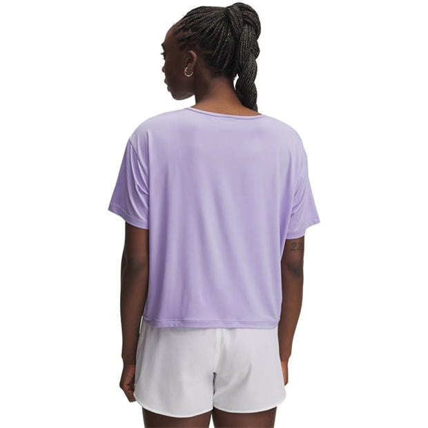 Purple - Under Armour - Under Armour Motion Ss Gym Top Womens