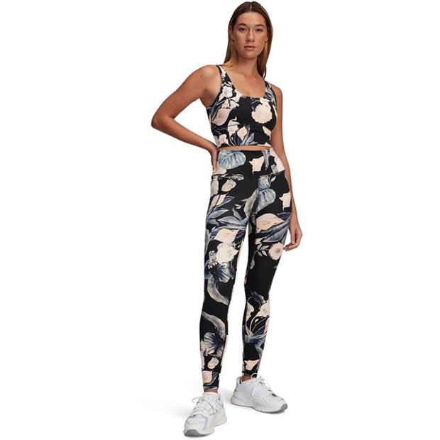 Black - Under Armour - Women's Meridian Cropped Printed Fitted Performance Vest