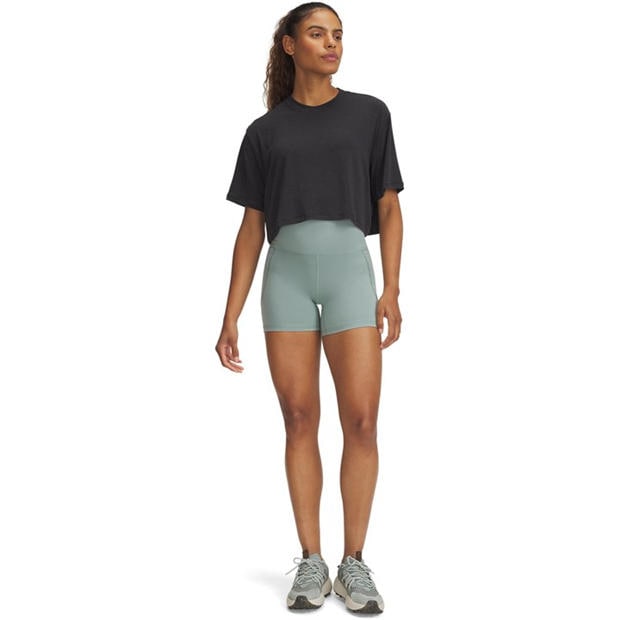 Green - Under Armour - Women's Meridian Middy Compression Shorts