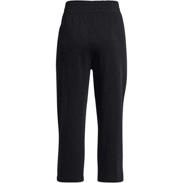 Black - Under Armour - Under Armour Ua Rival Terry Crop Wide Leg Tracksuit Bottom Womens