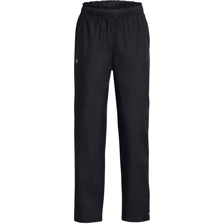 Under Armour Women's Black Rush Woven Tracksuit Bottoms in Size 14, Sports Direct