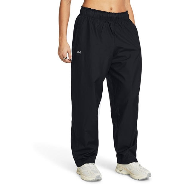 Black - Under Armour - Women's Rush Woven Tracksuit Bottoms