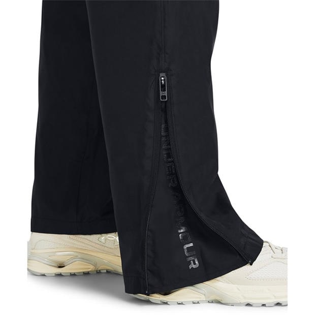 Black - Under Armour - Women's Rush Woven Tracksuit Bottoms