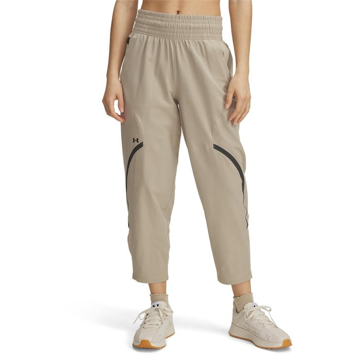 Under Armour Women's Brown Unstoppable Ankle Pant Tracksuit Bottom in Size 14, Sports Direct