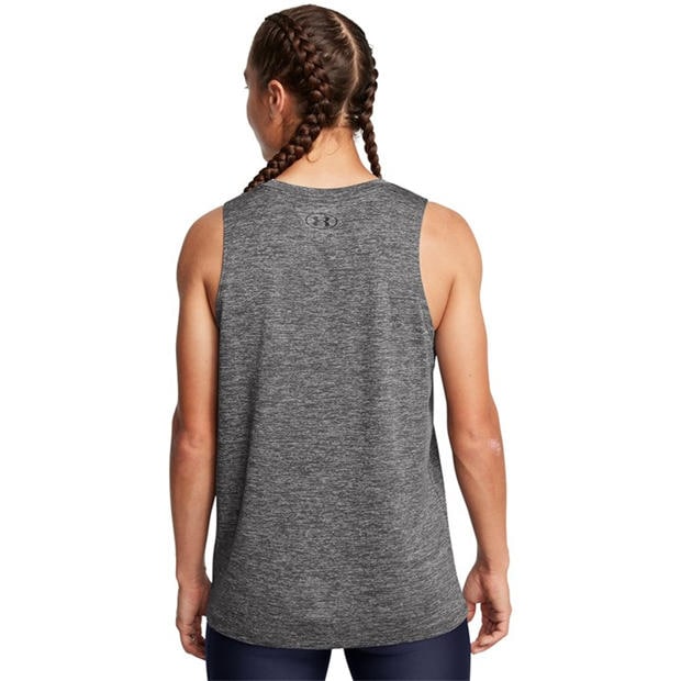 Gray - Under Armour - Under Armour Tech Tank Twist Gym Vest Womens
