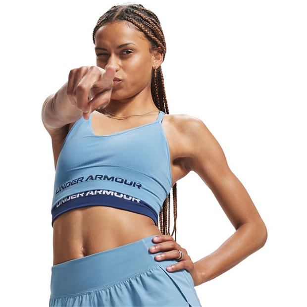 Blue - Under Armour - Women's Vanish Seamless Low Impact Sports Bra