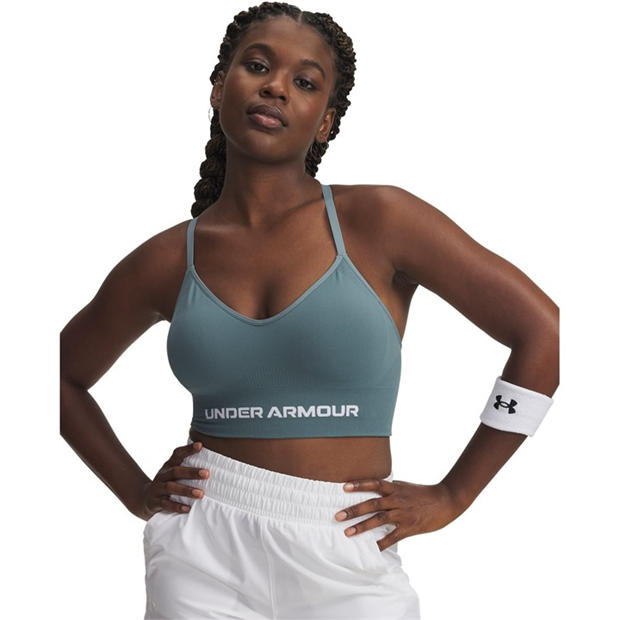 Blue - Under Armour - Women's Vanish Seamless Low Impact Sports Bra