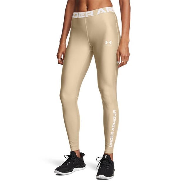 Brown - Under Armour - HeatGear® Womens Mesh Gym Leggings
