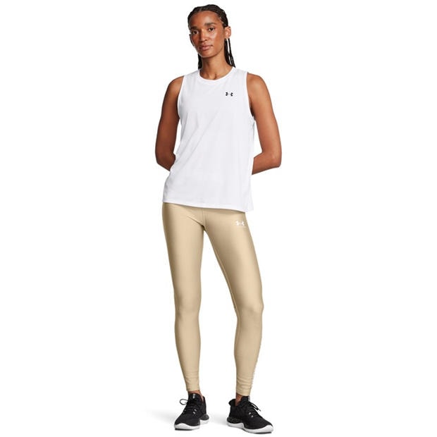 Brown - Under Armour - HeatGear® Womens Mesh Gym Leggings