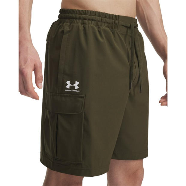 Green - Under Armour - Men's Vibe Woven Cargo Shorts