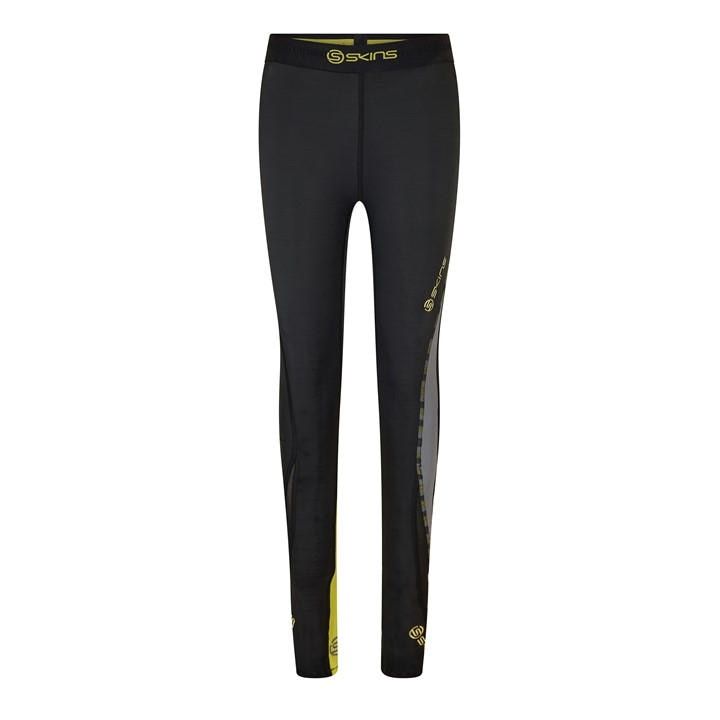 Skins Women's Black Dnamic Long Top in Size 8, Sports Direct