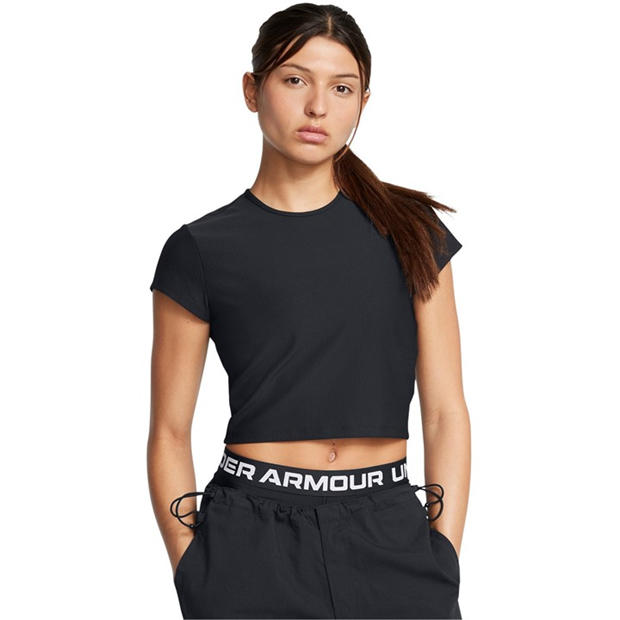 Black - Under Armour - Women's Meridian Rib Baby T-Shirt