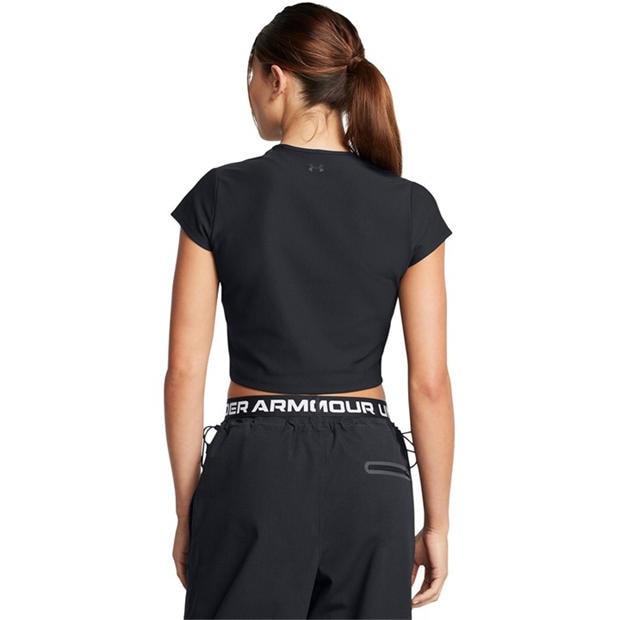 Black - Under Armour - Women's Meridian Rib Baby T-Shirt