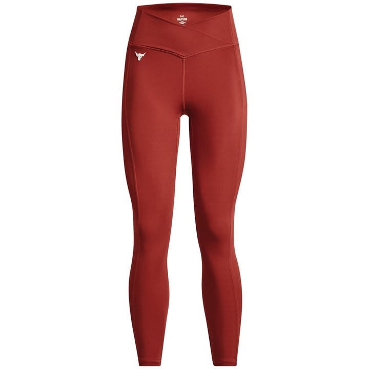 Under Armour Women's Red Project Rock Performance Gym Legging in Size 8, Sports Direct