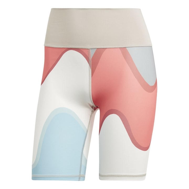Adidas Women's Blue X Marimekko Optime Bike Shorts in Size XS, Sports Direct