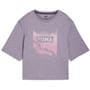 Pale Plum - Puma - Studio Crop T-Shirt Womens